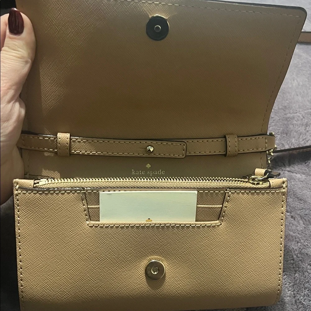 kate spade Pale Brown Crossbody with Gold Hardware - Picture 3 of 14